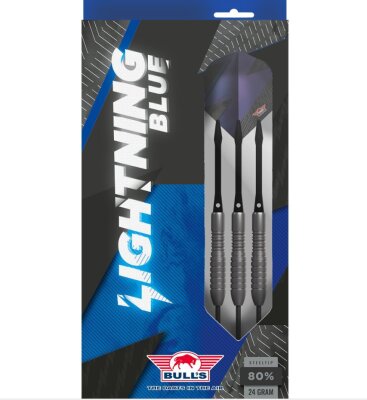 Bull´s Lightning Blue 22g Steeldarts 80% Tungsten