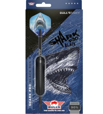 BULLS Shark Pro 90% Tungsten BLACK 23g Steeldarts