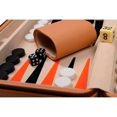 Philos Leros Backgammon-Reisespiel