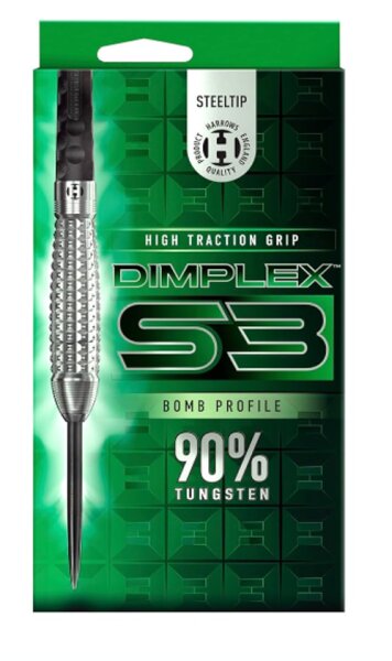 Harrows Dimplex S3 90% Tungsten 18g Softdarts