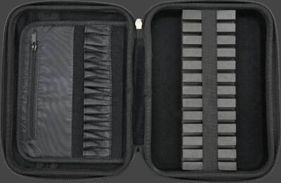 Mission ABS-4 Darts Case Metallic Silber Darttasche