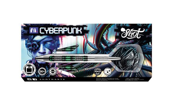 Shot! AI Cyberpunk 90% 23g Steeldarts