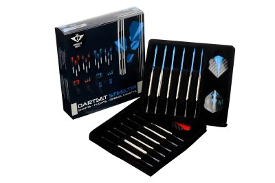 Longfield Steel Tip Dart Set mit 12 Pfeilen (4 Sets) und...