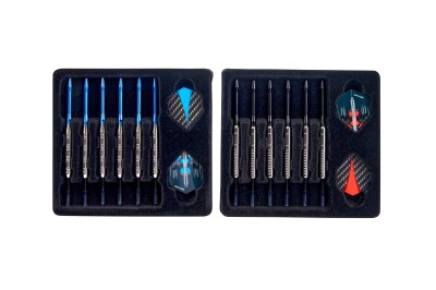 Longfield Steel Tip Dart Set mit 12 Pfeilen (4 Sets) und...