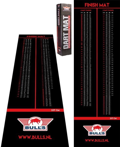 Bulls Dartmatte mit Teppichfinish 300x60 cm