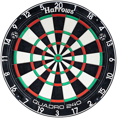 Harrows Quadro 240 Dartboard Scheibe