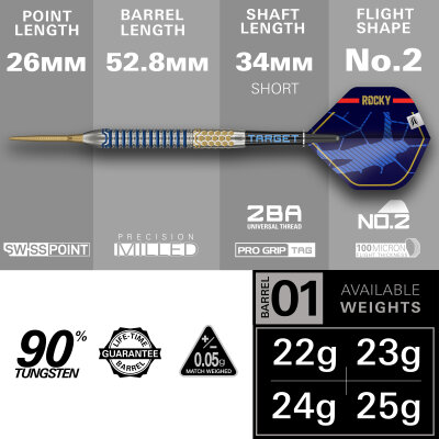 JOSH ROCK G1 22gr. SP STEELDARTS