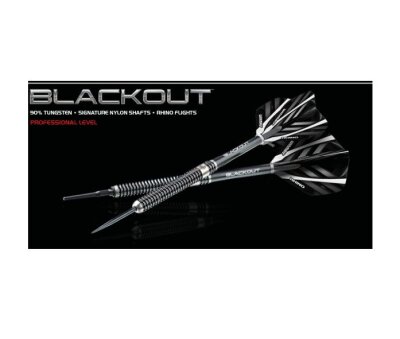 Winmau Blackout 90% Tungsten Steel Darts 22 Gramm