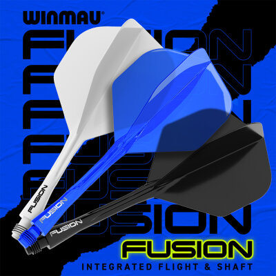 Winmau Fusion Flight/Schaftsystem blau Intermediate