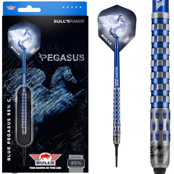Bulls Softtip Blue Pegasus 95% Tungsten  C 22 gr