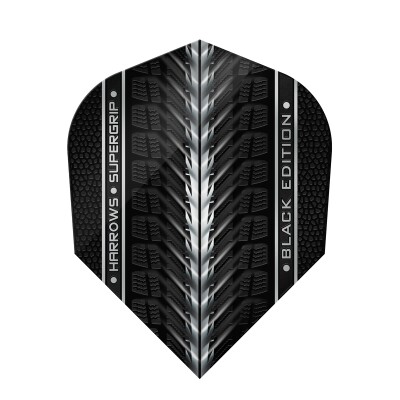 Harrows Supergrip Black Edition 90% Tungsten 25g Steeldarts