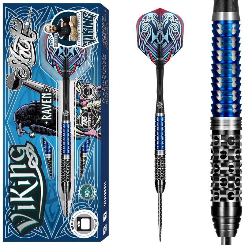 Shot Viking Raven 90% 23g - 25g Steeldarts