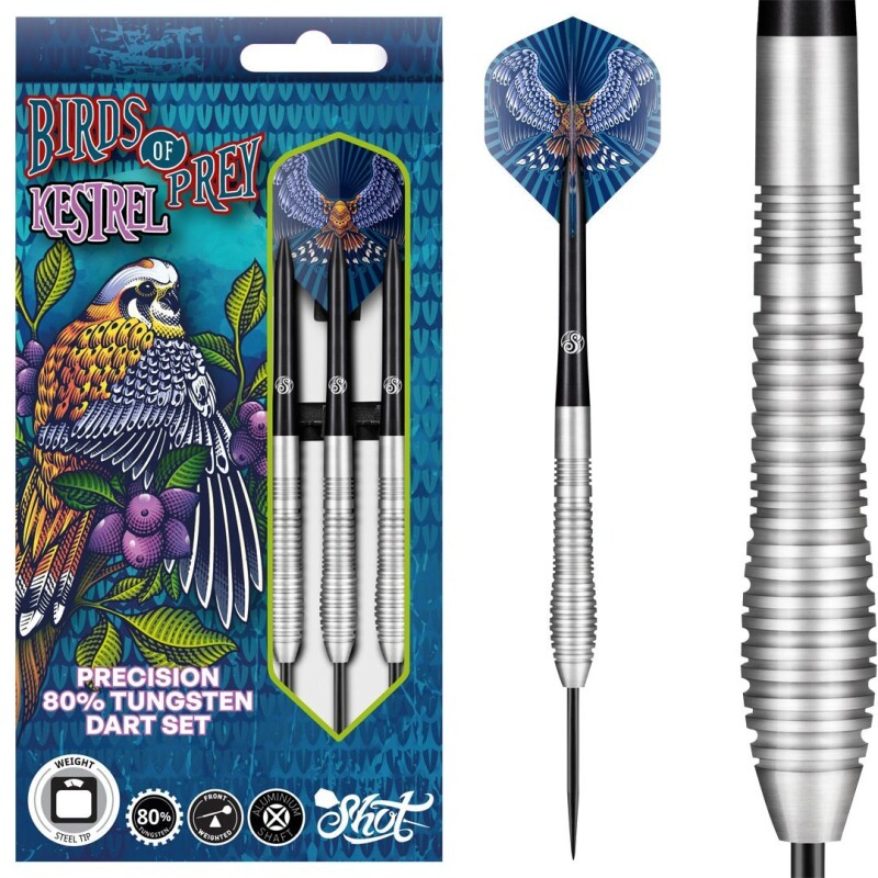 Shot Birds of Prey Kestrel 80% Steeldarts 23g, 24g, 25g, 27g