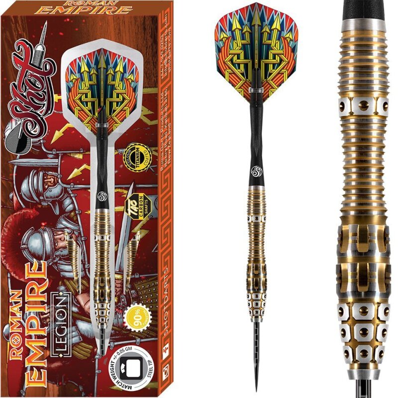 Shot Roman Empire Legion 90% Steeldarts 23g, 24g