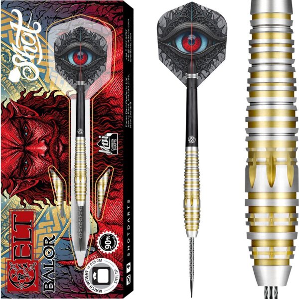 Shot Celt Balor 90% Steeldarts 22g bis 25g
