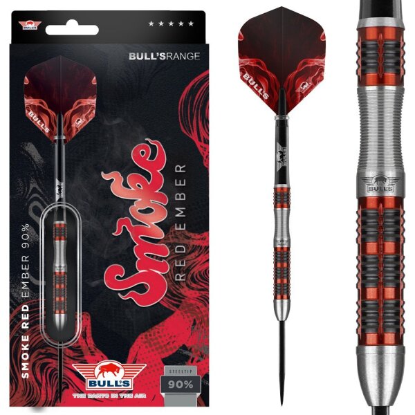 Bulls Smoke 90% Red Ember Steeldarts 23g, 24g