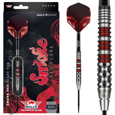 Bulls Smoke 90% Red Flare Steeldarts 23g, 24g