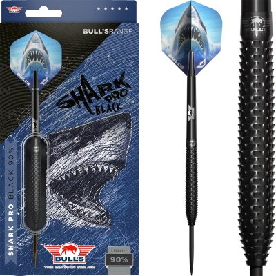 Bulls Shark Pro Black 90% Steeldarts 22g bis 25g