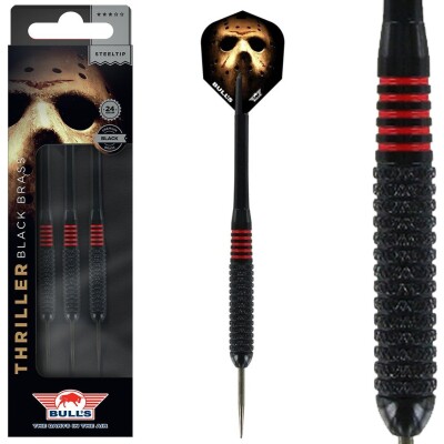 Bulls Thriller Black Brass Steeldarts 22 g, 23g, 24g