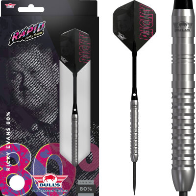 Bulls Ricky Evans 80% E2 Steeldarts 21g, 23g, 25g