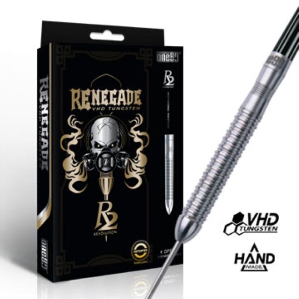 One 80 Renegade Steeldart R2  90% Tungsten mit Reflex 20g, 22g, 24g, 26g