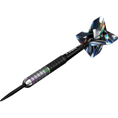 Mission Iridian Steeldarts 90 % Wolfram – Schwarz/Koralle 22g, 24g