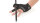 Predator Handschuh Second Skin, 3-Finger, linke Hand schwarz/grau, schwarz/gelb - S&M / L&XL