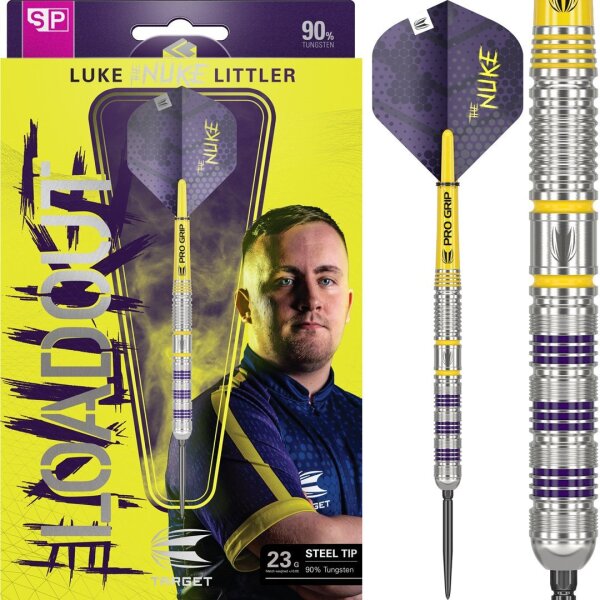 Target Luke Littler LOADOUT 90% Swiss Point Steeldart 22g, 23g, 24g