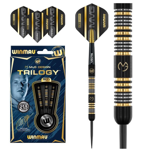Steeldart Winmau MvG Trilogy 1481 - 21,5g, 23g, 24g