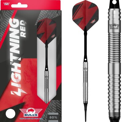 Bulls Softtip Lightning Red 80% Softdarts 21g red
