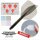 Condor Zero-Stress Standard Clear Black Dart Flights short, medium, long