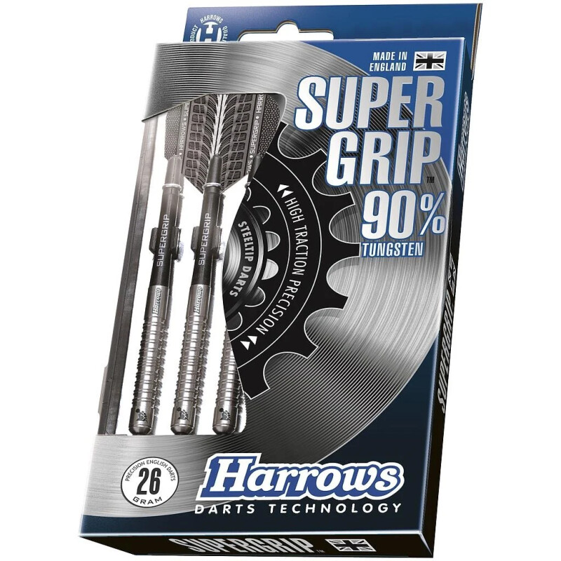 Harrows Supergrip 90% Tungsten Steeldarts 22g, 25g
