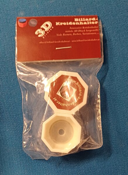 3D Printed Kreidehalter achteckig 2 Stk. div. Faben