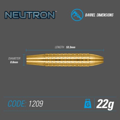 Winmau - Steeldart - Neutron Brass 22g, 24g