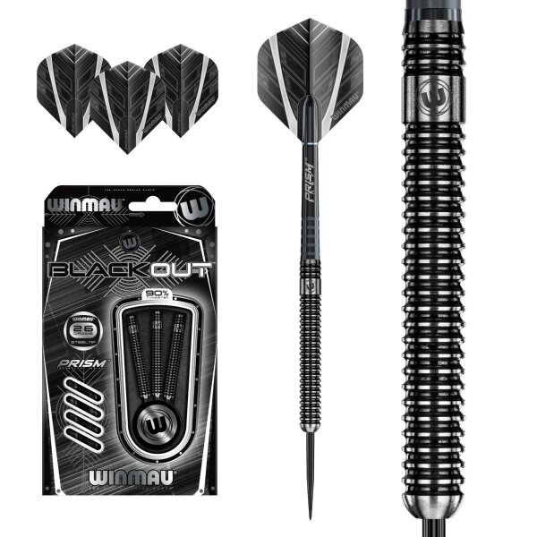 Winmau - Steeldart - Blackout 22g, 24g, 26g