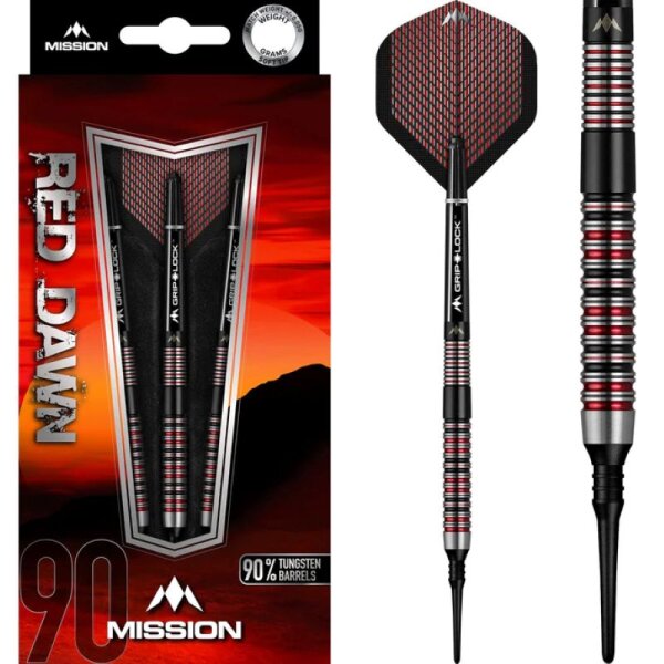 Mission Red Dawn Softdarts M1 90% Tungsten 19g, 21g