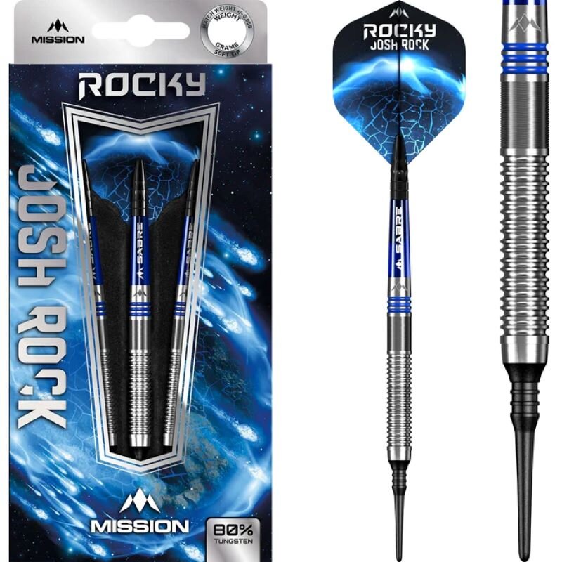 Mission Josh Rock Softdarts 80 % Tungsten 18g