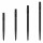 Caliburn Dart Points - Smooth 32mm Schwarz