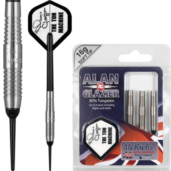 McKicks Alan Glazier Softdarts Shark Machine 16g, 18g, 20g
