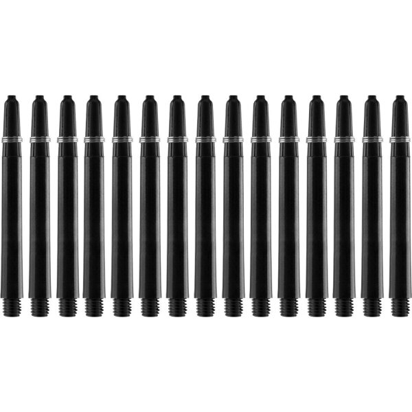Bulls Nylon The Original 5er-Pack Darts Schäfte Black Short, in between, medium