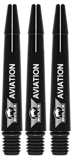 Bulls Aviation Darts Schäfte Black Short, in between, medium