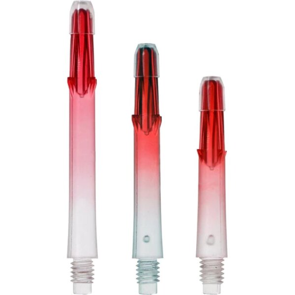 L-Style L Shafts Gradient Clear Apple Red Straight Locked div. Längen