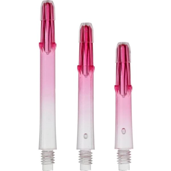 L-Style L Shafts Gradient Clear Strawberry Pink Straight Locked div. Längen