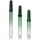 L-Style L Shafts Gradient Clear Forest Green Straight Locked div. Längen