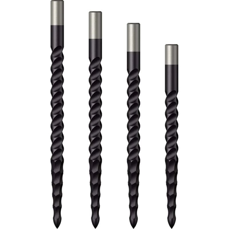 Mission Lunar CS Dart Points Rough Cut - Schwarz