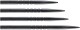BULLS Ringed Grip Points Black Steeldart Spitzen