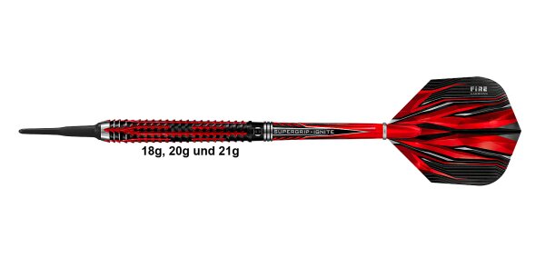 Harrows Fire Inferno 90% Softdarts 18g