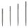 Caliburn Evo Dart Points - Micro Grip - Silver