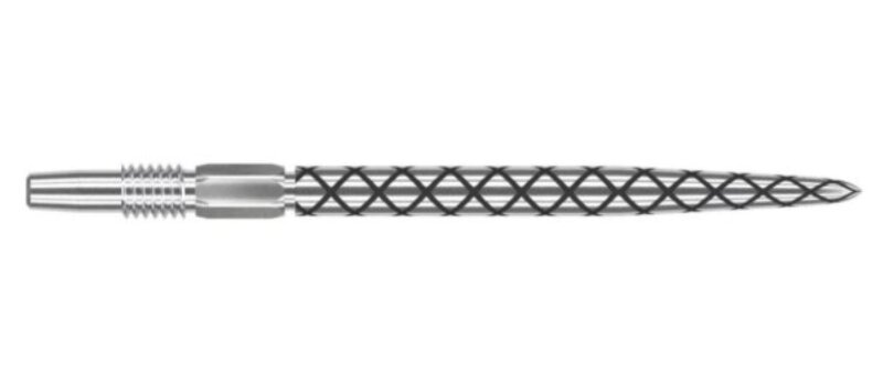 Target Swiss Diamond Points silber und schwarz