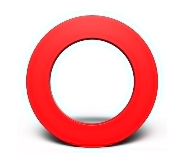 BULLS Dartboard Surround Rot